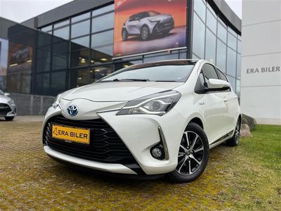 brugt Toyota Yaris Hybrid 1,5 Hybrid H3 Smartpakke E-CVT 100HK 5d Trinl. Gear