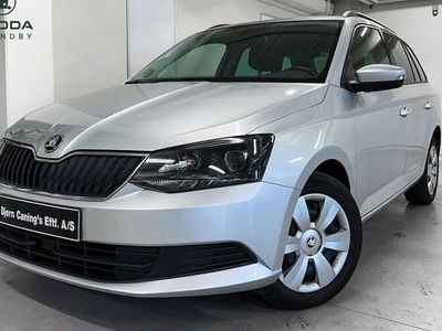 Brilliant silver Brugt 2018 Skoda Fabia Ambition Stationcar | 114.900 kr. (Fair pris)