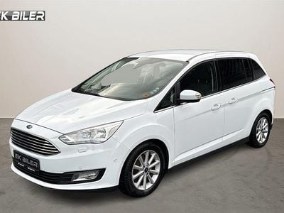 Hvid Brugt 2017 Ford Grand C-Max Titanium MPV | 109.900 kr. (Fair pris)
