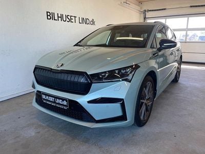 Lysblå Brugt 2021 Skoda Enyaq iV SportLine SUV | 209.900 kr. (Fair pris)