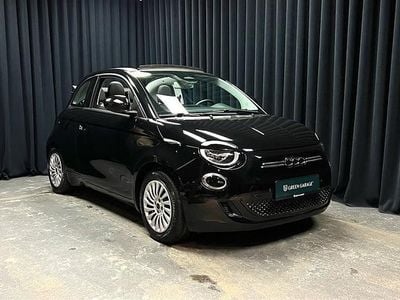Onyx black Brugt 2023 Fiat 500e Icon Cabriolet | 154.900 kr. (Lidt for dyr)