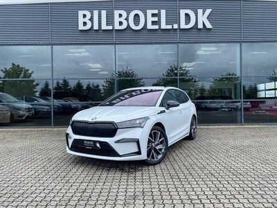 Hvid Brugt 2022 Skoda Enyaq iV SportLine SUV | 319.800 kr. (Fair pris)