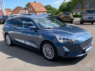 Blåmetal Brugt 2019 Ford Focus Titanium Stationcar | 159.900 kr. (Lidt for dyr)