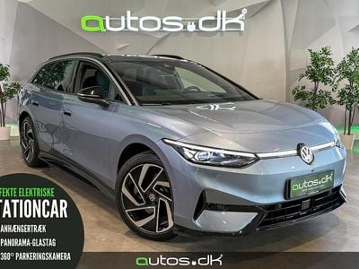 Lysblåmetal Brugt 2024 VW ID.7 Style Stationcar | 409.000 kr. (Dyr)