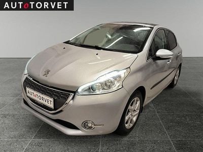 Sølvmetal Brugt 2014 Peugeot 208 Allure Sky Hatchback | 39.700 kr. (Super pris)