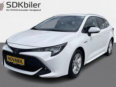 Pure white Brugt 2021 Toyota Corolla H3 Stationcar | 119.900 kr.
