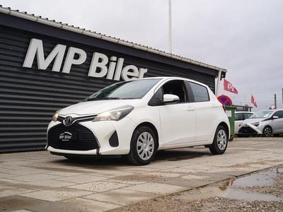 Hvid Brugt 2015 Toyota Yaris T1 Hatchback | 24.900 kr.