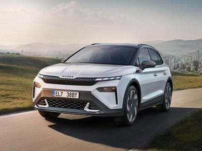 Hvidmetal Ny 2025 Skoda Elroq First Edition SUV | 374.995 kr. (Fair pris)