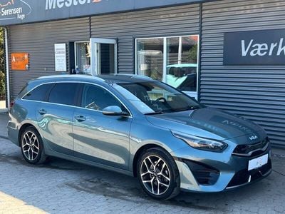 Lysblåmetal Brugt 2022 Kia Ceed Sportswagon Premium Stationcar | 209.900 kr. (God pris)