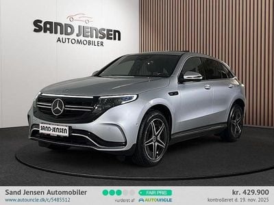Sølvmetal Brugt 2023 Mercedes EQC400 AMG line SUV | 429.900 kr. (Fair pris)