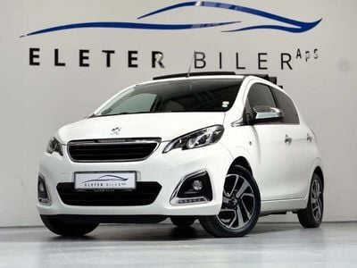 Hvid Brugt 2017 Peugeot 108 Allure Hatchback | 69.900 kr. (Fair pris)
