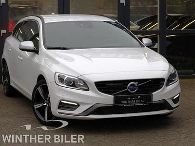 Hvid Brugt 2017 Volvo V60 R-Design Stationcar | 99.900 kr.