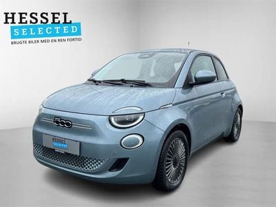 Glacier blue Brugt 2021 Fiat 500e Icon Hatchback | 129.900 kr. (Lidt for dyr)