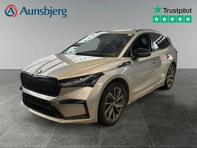 Brugt Skoda Enyaq iV SportLine 132 kW (180 HK) 2023 Sølv metallak SUV