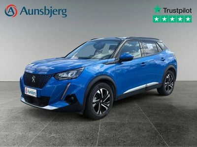 Blå metal Brugt 2021 Peugeot e-2008 Allure SUV | 129.500 kr. (Fair pris)