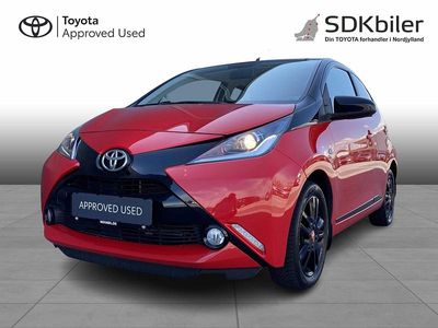 Rød/sort Brugt 2018 Toyota Aygo X-cite Hatchback | 84.900 kr. (Lidt for dyr)