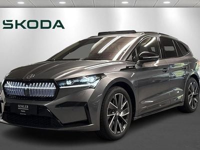 Gråmetal Brugt 2024 Skoda Enyaq iV SportLine SUV | 374.900 kr. (Fair pris)