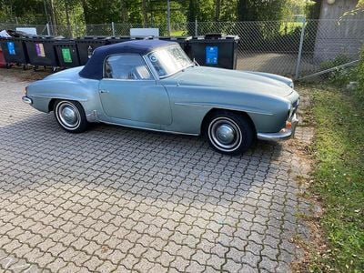Blå Brugt 1957 Mercedes 190 Cabriolet | 524.998 kr.