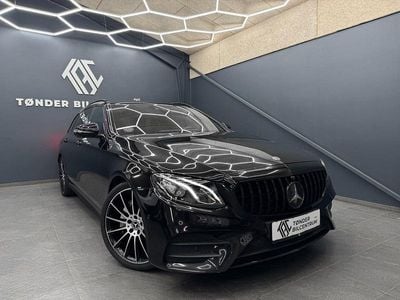 Hvid Brugt 2016 Mercedes E220 AMG line Stationcar | 349.500 kr.