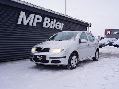 Brugt Skoda Fabia Elegance 75 HK (55 kW) 2005 Sølvmetal Hatchback