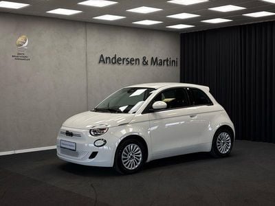 Hvid Brugt 2023 Fiat 500e Action Hatchback | 94.800 kr. (Fair pris)