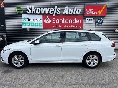 Hvid Brugt 2021 VW Golf VIII Life Stationcar | 189.900 kr. (Lidt for dyr)