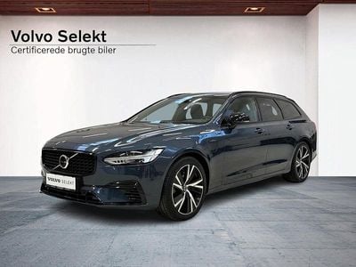 Blåmetal Brugt 2022 Volvo V90 R-Design Stationcar | 449.900 kr. (Fair pris)