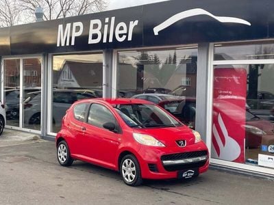 Rød Brugt 2012 Peugeot 107 Access Hatchback | 24.900 kr. (God pris)