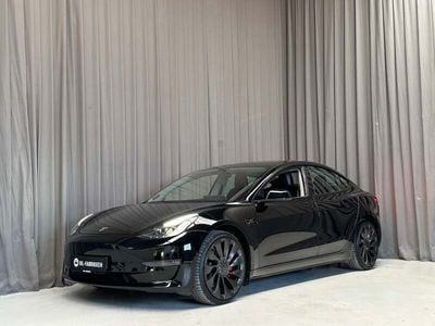 Sortmetal Brugt 2021 Tesla Model 3 Performance Sedan | 219.900 kr.