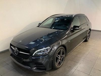 Grå Brugt 2021 Mercedes C220 AMG line Stationcar | 299.900 kr. (God pris)