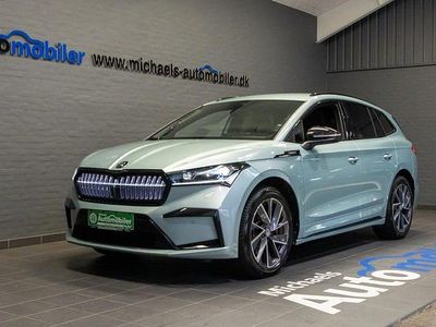 Sølvmetal Brugt 2022 Skoda Enyaq iV SportLine SUV | 299.900 kr. (Fair pris)