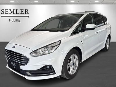 Hvid Brugt 2022 Ford S-MAX Titanium MPV | 199.900 kr.
