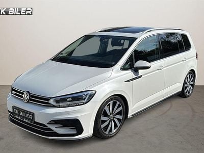 Hvid Brugt 2017 VW Touran Highline MPV | 209.900 kr. (Lidt for dyr)