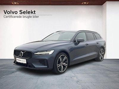 Blåmetal Brugt 2021 Volvo V60 R-Design Stationcar | 349.000 kr.