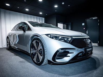 Brugt Mercedes EQS580 AMG line 384 kW (523 HK) 2022 Farve: gråmetal