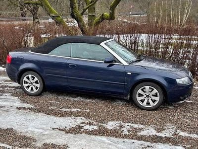 Brugt Audi A4 Cabriolet 163 HK (119 kW) 2003 Blå Cabriolet