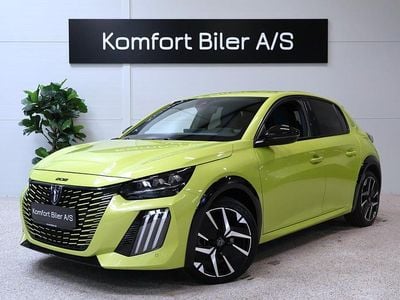 Gul Brugt 2024 Peugeot e-208 GT Hatchback | 169.800 kr.