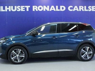 Blåmetal Brugt 2022 Peugeot 3008 Allure | 249.900 kr. (Lidt for dyr)