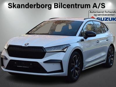 Hvid Brugt 2022 Skoda Enyaq iV SportLine SUV | 264.900 kr. (Fair pris)