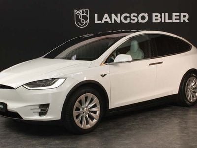 Hvidmetal Brugt 2017 Tesla Model X SUV | 369.500 kr. (Lidt for dyr)