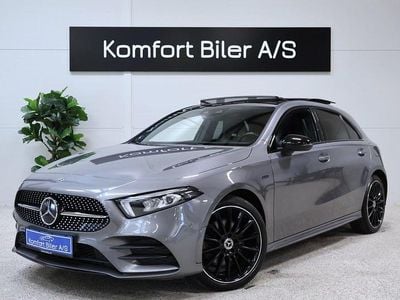 Gråmetal Brugt 2020 Mercedes A250 AMG line Hatchback | 239.900 kr. (Fair pris)