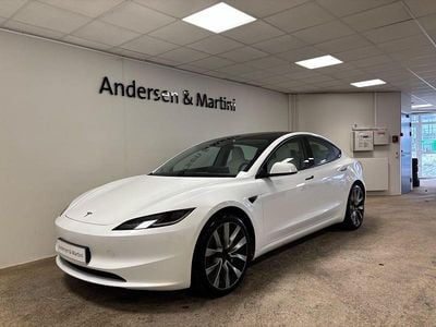Brugt Tesla Model 3 Long Range AWD 366 kW (498 HK) 2024 Hvidmetal Sedan