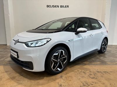 Glacier hvid sort tag Brugt 2022 VW ID.3 Pro Hatchback | 209.990 kr. (Fair pris)