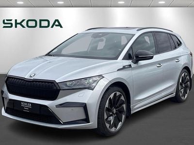 Sølvmetal Brugt 2024 Skoda Enyaq iV SportLine SUV | 369.900 kr. (God pris)