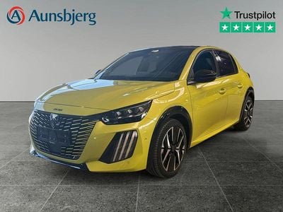 Brugt Peugeot e-208 GTi 114 kW (156 HK) 2023 Gul Hatchback