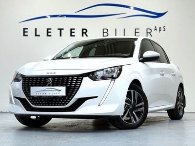 Brugt Peugeot 208 Allure 100 HK (73 kW) 2020 Hvid Hatchback
