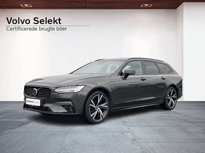 Brunmetal Brugt 2022 Volvo V90 R-Design Stationcar | 399.900 kr. (Fair pris)