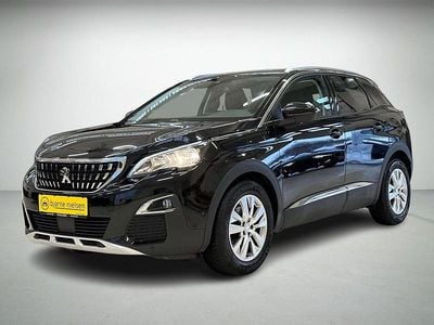Brugt Peugeot 3008 Allure 120 HK (88 kW) 2017 Sort SUV