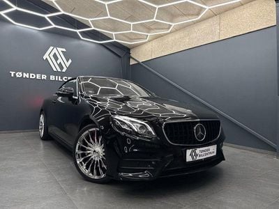 Sort Brugt 2018 Mercedes E350 AMG line Cabriolet | 564.500 kr.
