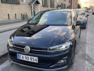 Brugt VW Polo Comfortline 95 HK (69 kW) 2018 Sort Hatchback